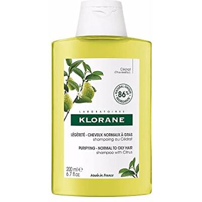 Klorane Purifiant cheveux normaux à gras avec shampooing aux agrumes 200 ml, lunettes multicolorées, taille unique pour femme Klorane Purifiant cheveux normaux à gras avec shampooing aux agrumes 200 ml, lunettes multicolorées, taille unique pour femme