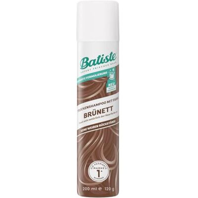 Batiste Shampooing Rafraîchissant Instant Sec Plus avec un soupçon de couleur Jolie Brunette, 200ml Batiste Shampooing Rafraîchissant Instant Sec Plus avec un soupçon de couleur Jolie Brunette, 200ml