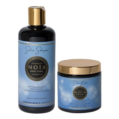 NOIA PARIS NOIA HAIR PACK DUO SHAMPOING + MASQUE 500ML (SILVER ANTI JAUNISSEMENT) NOIA PARIS NOIA HAIR PACK DUO SHAMPOING + MASQUE 500ML (SILVER ANTI JAUNISSEMENT)