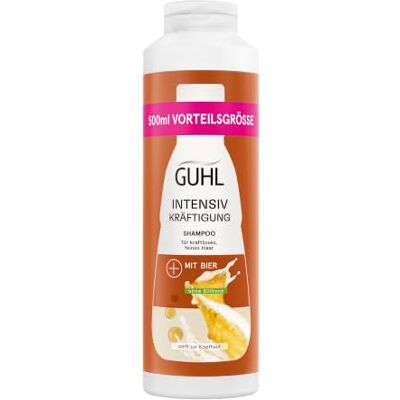 Guhl Shampoing intensif renforcant – Contenu : 500 ml – Taille avantageuse – Avec bière fortifiante – Cheveux visiblement plus volumineux et plus adhérents Guhl Shampoing intensif renforcant – Contenu : 500 ml – Taille avantageuse – Avec bière fortifiante – Cheveux visiblement plus volumineux et plus adhérents