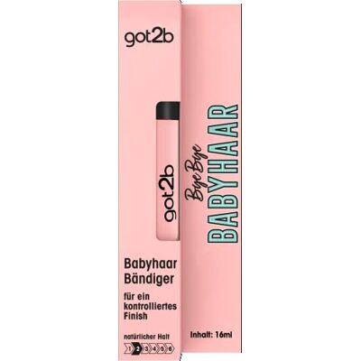 Got2B Brosse à mascara Bye Bye Babyhaar (16 ml), brosse pour fixer les cheveux de bébé donne une finition brillante, légère et non grasse, même en déplacement Got2B Brosse à mascara Bye Bye Babyhaar (16 ml), brosse pour fixer les cheveux de bébé donne une finition brillante, légère et non grasse, même en déplacement