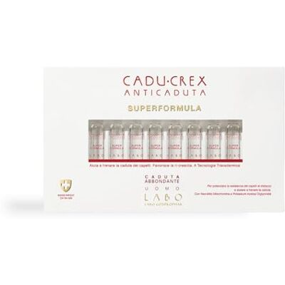 LABO Cadu-Crex Superformule Traitement Anti-Chute Cheveux Abondant Homme 20 Ampoules LABO Cadu-Crex Superformule Traitement Anti-Chute Cheveux Abondant Homme 20 Ampoules
