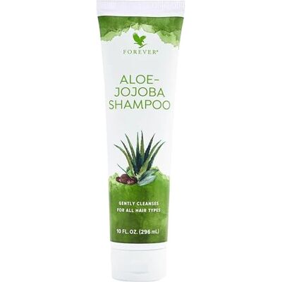 Forever Living Products Forever Living Shampooing à l'aloe jojoba pour tous types de cheveux à l'aloe vera, vitamine A et huile de jojoba Parfum fruits tropicaux 300 ml Forever Living Products Forever Living Shampooing à l'aloe jojoba pour tous types de cheveux à l'aloe vera, vitamine A et huile de jojoba Parfum fruits tropicaux 300 ml