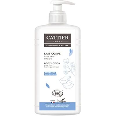 CATTIER Lait pour le corps Modelant Aloe Vera Onagre Bio - 500 ml CATTIER Lait pour le corps Modelant Aloe Vera Onagre Bio - 500 ml