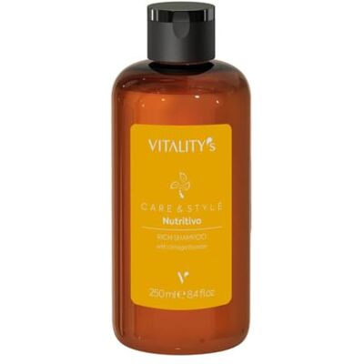 Vitality's BY FARMEN Vitality's Care&Style Nutritif Rich Shampooing pour cheveux secs à très sensibilisés 250ml Vitality's BY FARMEN Vitality's Care&Style Nutritif Rich Shampooing pour cheveux secs à très sensibilisés 250ml