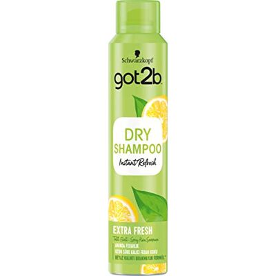 Got2B Schwarzkopf Lot de 3 shampoings secs, extra frais, 3 x 200 ml Got2B Schwarzkopf Lot de 3 shampoings secs, extra frais, 3 x 200 ml