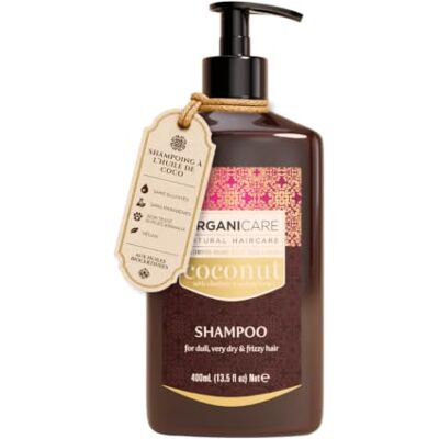 Arganicare Shampoing Ultra-nourrissant à l'Huile de Coco Soin Cheveux ternes, très secs & frisés 400 ml Arganicare Shampoing Ultra-nourrissant à l'Huile de Coco Soin Cheveux ternes, très secs & frisés 400 ml