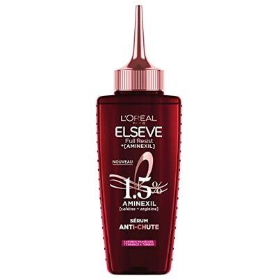 L'Oreal Paris L’Oréal Paris- Sérum Anti-Chute Full Resist- Enrichi à l'Aminexil + Caféine + Arginine- Pour Cheveux Fragiles, Perte de Cheveux- Longueurs Renforcées, Cuir Chevelu Moins Visible- Elsève- 102 ml L'Oreal Paris L’Oréal Paris- Sérum Anti-Chute Full Resist- Enrichi à l'Aminexil + Caféine + Arginine- Pour Cheveux Fragiles, Perte de Cheveux- Longueurs Renforcées, Cuir Chevelu Moins Visible- Elsève- 102 ml