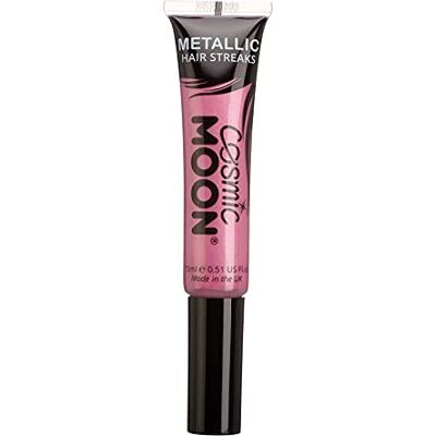 Cosmic Moon Teinture temporaire pour cheveux métalliques 15 ml – Rose Coloration capillaire temporaire Cosmic Moon Teinture temporaire pour cheveux métalliques 15 ml – Rose Coloration capillaire temporaire