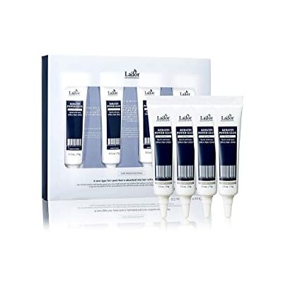 LA'DOR Keratin Power Glue Hair Ampoules Keratin Ampoule 15ml x 4ea Sérum pour Cheveux Pointes Fourchues Protège Cheveux Influences Extérieures et Leur Donne un Aspect Magnifique LA'DOR Keratin Power Glue Hair Ampoules Keratin Ampoule 15ml x 4ea Sérum pour Cheveux Pointes Fourchues Protège Cheveux Influences Extérieures et Leur Donne un Aspect Magnifique