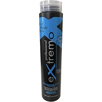 EXTREMO Shampooing anti-pelliculaire à l'huile de fruit de la passion et au soufre bio Sans sulfate 250 ml Fabriqué en Italie EXTREMO Shampooing anti-pelliculaire à l'huile de fruit de la passion et au soufre bio Sans sulfate 250 ml Fabriqué en Italie