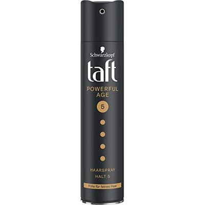 TAFT Laque Powerful Age pour cheveux fins Tenue 5-250 ml TAFT Laque Powerful Age pour cheveux fins Tenue 5-250 ml