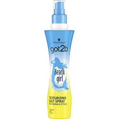 Got2B Schwarzkopf Beach Girl Spray pour cheveux avec du sel pour donner une texture 200ml Got2B Schwarzkopf Beach Girl Spray pour cheveux avec du sel pour donner une texture 200ml