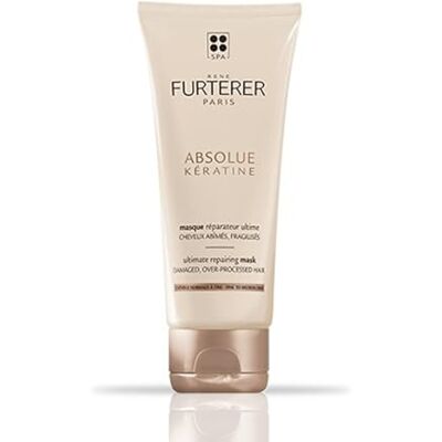 Rene Furterer René Furterer Absolue Kératine Masque Réparateur Ultime Cheveux Endommagés Surtraités 100ml Cheveux fins à moyens Rene Furterer René Furterer Absolue Kératine Masque Réparateur Ultime Cheveux Endommagés Surtraités 100ml Cheveux fins à moyens