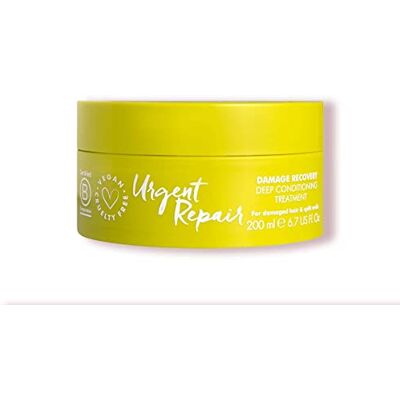Umberto Giannini Urgent Repair Masque revitalisant en profondeur pour cheveux secs, abîmés et pointes fourchues – Traitement capillaire végétalien et sans cruauté envers les animaux 200 ml Umberto Giannini Urgent Repair Masque revitalisant en profondeur pour cheveux secs, abîmés et pointes fourchues – Traitement capillaire végétalien et sans cruauté envers les animaux 200 ml