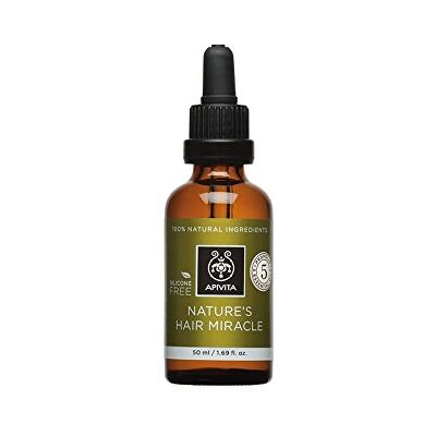 Apivita Nature's Hair Miracle Olio Capelli Secchi/Danneggiati con Propoli, 50 ml Apivita Nature's Hair Miracle Olio Capelli Secchi/Danneggiati con Propoli, 50 ml