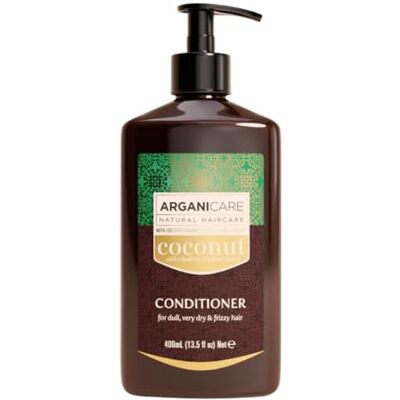 Arganicare Après-Shampoing Coco Ultra-Nourrissant 400 ml – Cheveux Très Secs & Frisés – Hydratation Intense, Anti-Frisottis, Démêlage Rapide, Nutrition Coco & Argan, Brillance Arganicare Après-Shampoing Coco Ultra-Nourrissant 400 ml – Cheveux Très Secs & Frisés – Hydratation Intense, Anti-Frisottis, Démêlage Rapide, Nutrition Coco & Argan, Brillance