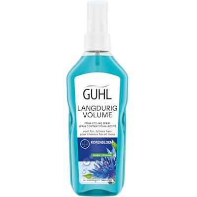 Guhl Spray coiffant actif volume longue durée avec lotus bleu Pour cheveux fins, mous et ternes 125 millilitres Guhl Spray coiffant actif volume longue durée avec lotus bleu Pour cheveux fins, mous et ternes 125 millilitres