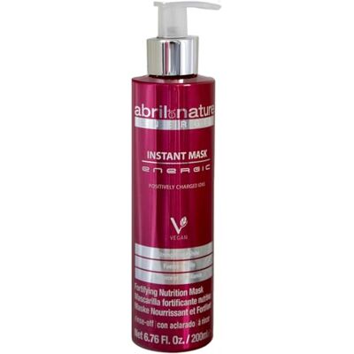 abril et nature Masque Capillaire Professionnel Energic Adoucit et Hydrate avec des Ions Positifs Élimine l’Électricité Statique et les Frisottis Restaure la Vitalité et la Brillance 200 ml abril et nature Masque Capillaire Professionnel Energic Adoucit et Hydrate avec des Ions Positifs Élimine l’Électricité Statique et les Frisottis Restaure la Vitalité et la Brillance 200 ml