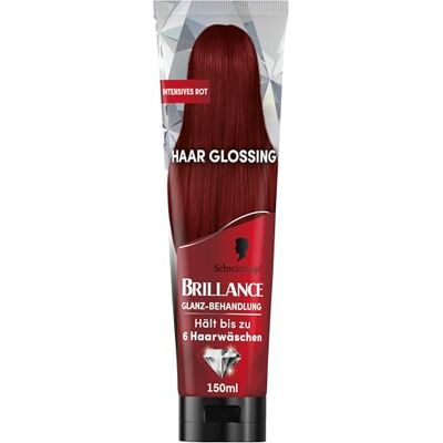 Brillance Traitement brillant, rouge intense (150 ml), nourrit et intensifie la couleur des cheveux, peut être utilisé comme un masque capillaire, dure jusqu'à 6 shampooings crèmes Brillance Traitement brillant, rouge intense (150 ml), nourrit et intensifie la couleur des cheveux, peut être utilisé comme un masque capillaire, dure jusqu'à 6 shampooings crèmes