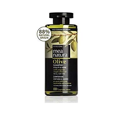 Mea Natura Shampooing Olive Vitalité & Brillance pour tous les types de cheveux. Mea Natura Shampooing Olive Vitalité & Brillance pour tous les types de cheveux.