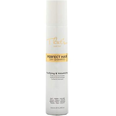 That'so Shampooing sec Perfect Hair Shampooing sec purifiant et volumisant au thé vert, protéines de soie et amidon de riz 200 ml That'so Shampooing sec Perfect Hair Shampooing sec purifiant et volumisant au thé vert, protéines de soie et amidon de riz 200 ml