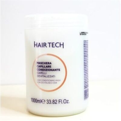 Hair Tech Masque capillaire conditionneur professionnel cheveux dévitalisés 1000 ml Hair Tech Masque capillaire conditionneur professionnel cheveux dévitalisés 1000 ml