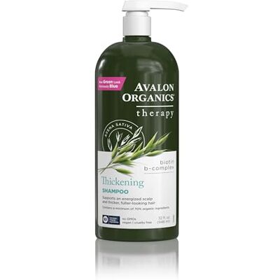 Avalon Organics Shampooing épaississant Complexe biotine B Therapy –-94,6 cl Avalon Organics Shampooing épaississant Complexe biotine B Therapy –-94,6 cl