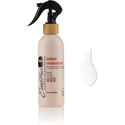 EvasHair Ile-à-Vache Spray Hydratant Cheveux Crépus, Frisés, Bouclés Brillance & Vitalité Sans Rinçage 98% d'Origine Naturelle Fabriqué en France 250 ml EvasHair Ile-à-Vache Spray Hydratant Cheveux Crépus, Frisés, Bouclés Brillance & Vitalité Sans Rinçage 98% d'Origine Naturelle Fabriqué en France 250 ml