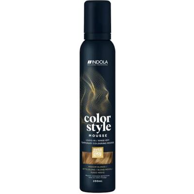Indola Color Style Mousse Blonde Medium 200 ml Indola Color Style Mousse Blonde Medium 200 ml