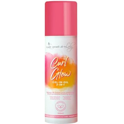 LES SECRETS DE LOLY – Curl Glow – Sérum de finition gel-en-huile Multi-protection & brillance – Cheveux ondulés, bouclés, frisés et crépus – Protection chaleur jusqu'à 230°C – 100 ml LES SECRETS DE LOLY – Curl Glow – Sérum de finition gel-en-huile Multi-protection & brillance – Cheveux ondulés, bouclés, frisés et crépus – Protection chaleur jusqu'à 230°C – 100 ml