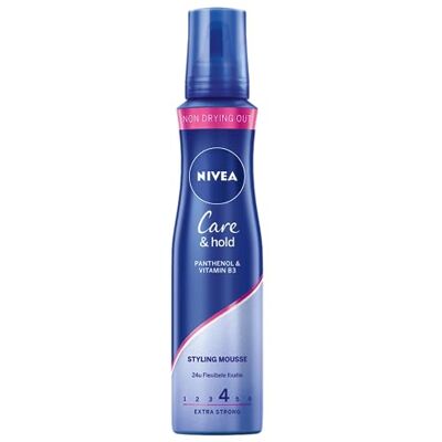 NIVEA Soin & Hold-Styling Mousse Extra Strong 150 ml NIVEA Soin & Hold-Styling Mousse Extra Strong 150 ml
