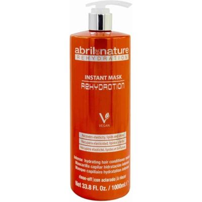 abril et nature Masque pour Cheveux Rehydration Max Hydratation pour Cheveux Secs Restaure la Flexibilité et l’Aspect Sain Traitement Professionnel de Coiffure 1000 ml abril et nature Masque pour Cheveux Rehydration Max Hydratation pour Cheveux Secs Restaure la Flexibilité et l’Aspect Sain Traitement Professionnel de Coiffure 1000 ml