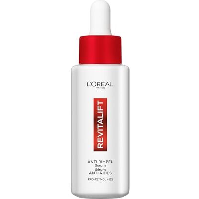 L'Oreal Paris L'Oréal Paris Revitalift Sérum Anti-Rides avec Pro-Rétinol + Vitamine B5 + Peptides Élastiques 30 ml L'Oreal Paris L'Oréal Paris Revitalift Sérum Anti-Rides avec Pro-Rétinol + Vitamine B5 + Peptides Élastiques 30 ml