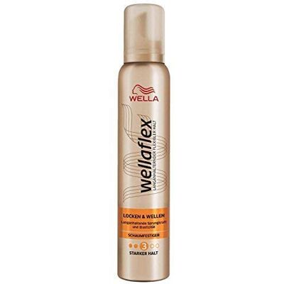 WELLA flex Lot de 2 flacons de mousse pour cheveux ondulés 200 ml WELLA flex Lot de 2 flacons de mousse pour cheveux ondulés 200 ml