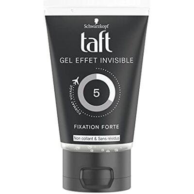 TAFT Schwarzkopf Gel Invisible Cheveux Fixation Très Forte Format Mini Longue Durée Tenue 24h Coiffant Cheveux Tube 100ml TAFT Schwarzkopf Gel Invisible Cheveux Fixation Très Forte Format Mini Longue Durée Tenue 24h Coiffant Cheveux Tube 100ml