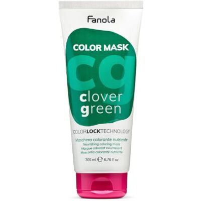 Fanola Clover Green Masque Couleur 200ml - Coloration Semi-Permanente Fanola Clover Green Masque Couleur 200ml - Coloration Semi-Permanente