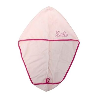 Barbie – Serviette Cheveux Microfibre Ultra Absorbante – Sechage Rapide, Doux – Respecte la Fibre Capillaire, Protege Brillance – Enveloppement Confortable Rose Poudré – Produit Officiel Mattel Barbie – Serviette Cheveux Microfibre Ultra Absorbante – Sechage Rapide, Doux – Respecte la Fibre Capillaire, Protege Brillance – Enveloppement Confortable Rose Poudré – Produit Officiel Mattel