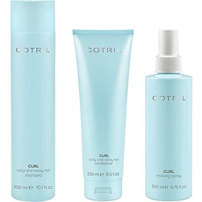 Cotril Pack pour frissons Curl Shampooing 300 ml + Après-shampooing 250 ml + Spray 200 ml Cotril Pack pour frissons Curl Shampooing 300 ml + Après-shampooing 250 ml + Spray 200 ml