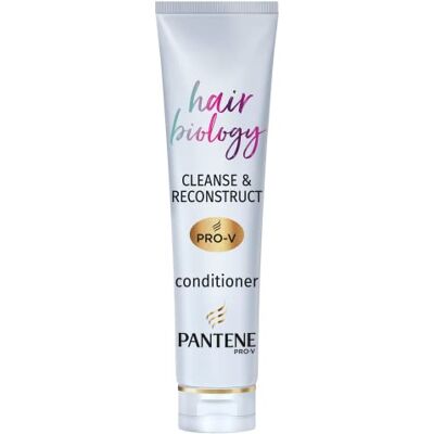 Pantene Hair Biology Après-shampoing clarifiant pour cheveux gras et abîmés à l'eau de rose, eau micellaire, 160 ml Pantene Hair Biology Après-shampoing clarifiant pour cheveux gras et abîmés à l'eau de rose, eau micellaire, 160 ml