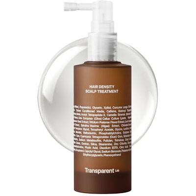 Transparent Lab Hair Density Scalp Treatment – Sérum pour le cuir chevelu 50 ml – Caféine, Peptides, Anti-chute, stimule la pousse, augmente la densité capillaire et aide à réduire les cheveux blancs Transparent Lab Hair Density Scalp Treatment – Sérum pour le cuir chevelu 50 ml – Caféine, Peptides, Anti-chute, stimule la pousse, augmente la densité capillaire et aide à réduire les cheveux blancs