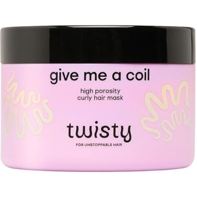 Twisty Masque pour cheveux très poreux et bouclés Beurre de karité et huile de chanvre hydratant et fortifiant 250 ml 98 % d'ingrédients naturels Twisty Masque pour cheveux très poreux et bouclés Beurre de karité et huile de chanvre hydratant et fortifiant 250 ml 98 % d'ingrédients naturels