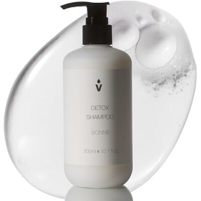 vinsk ® UNISEXE Shampooing détox BONNIE Shampooing extrêmement nettoyant & nourrissant à l'huile de macadamia + huile d'argan Shampooing détox pour homme et femme vinsk ® UNISEXE Shampooing détox BONNIE Shampooing extrêmement nettoyant & nourrissant à l'huile de macadamia + huile d'argan Shampooing détox pour homme et femme