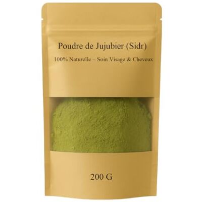 VITALIA Poudre de Jujubier Sidr du Maroc 200g – Grande Quantité – Purifiant Naturel, Soin Cheveux & Peau – Shampooing Végétal, Masque Purifiant – Cosmétique Traditionnelle Bio – Usage Régulier VITALIA Poudre de Jujubier Sidr du Maroc 200g – Grande Quantité – Purifiant Naturel, Soin Cheveux & Peau – Shampooing Végétal, Masque Purifiant – Cosmétique Traditionnelle Bio – Usage Régulier