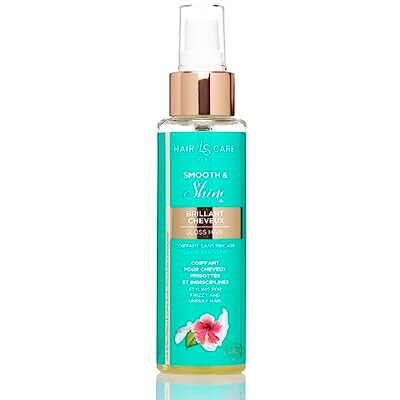LAURA SIM'S Sérum Gloss Capillaire Fleur d’Hibiscus Sans Rinçage Ultra Brillant Texture Non Grasse Soin Cheveux Finition Douce Soyeuse Lissé Hydrate et Nourrit Reflets Naturels 100 ml LAURA SIM'S Sérum Gloss Capillaire Fleur d’Hibiscus Sans Rinçage Ultra Brillant Texture Non Grasse Soin Cheveux Finition Douce Soyeuse Lissé Hydrate et Nourrit Reflets Naturels 100 ml