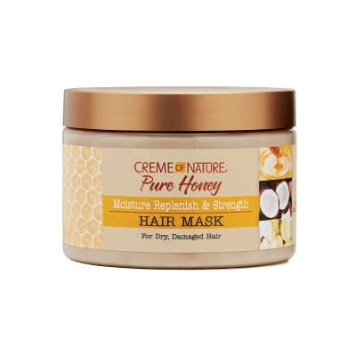 Creme of Nature Pure Honey Masque Cheveux Crème Réparateur à base d'Huile de Coco, Beurre de Karité et Miel Soin des Cheveux Bouclés Frisés Crépus Sans Sulfates 326g Creme of Nature Pure Honey Masque Cheveux Crème Réparateur à base d'Huile de Coco, Beurre de Karité et Miel Soin des Cheveux Bouclés Frisés Crépus Sans Sulfates 326g