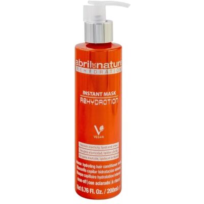 abril et nature Masque pour Cheveux Rehydration Max Hydratation pour Cheveux Secs Restaure la Flexibilité et l’Aspect Sain Traitement Professionnel de Coiffure 200 ml abril et nature Masque pour Cheveux Rehydration Max Hydratation pour Cheveux Secs Restaure la Flexibilité et l’Aspect Sain Traitement Professionnel de Coiffure 200 ml
