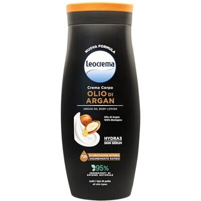 Leocrema Huile Corporelle d'Argan 250ml - Crème pour le corps Leocrema Huile Corporelle d'Argan 250ml - Crème pour le corps