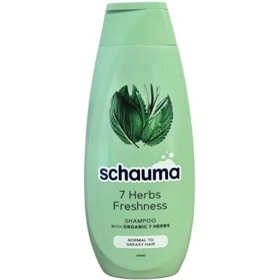 Schauma Schwarzkopf Lot de 4 shampoings aux 7 herbes 4 x 400 ml Schauma Schwarzkopf Lot de 4 shampoings aux 7 herbes 4 x 400 ml