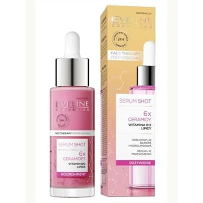 Eveline Cosmetics Marque Modèle Sérum aux Céramides - Sérum facial pour peau sensible Eveline Cosmetics Marque Modèle Sérum aux Céramides - Sérum facial pour peau sensible